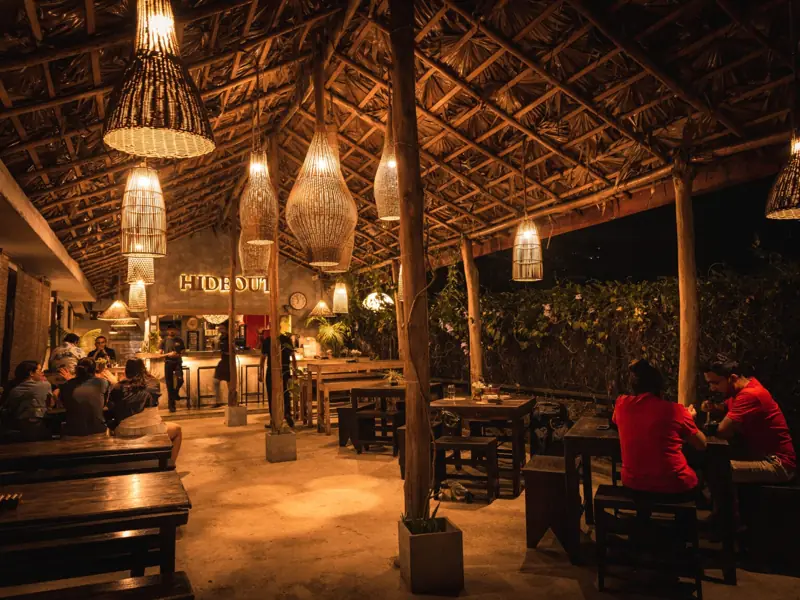 hideout lounge, from the business's own website