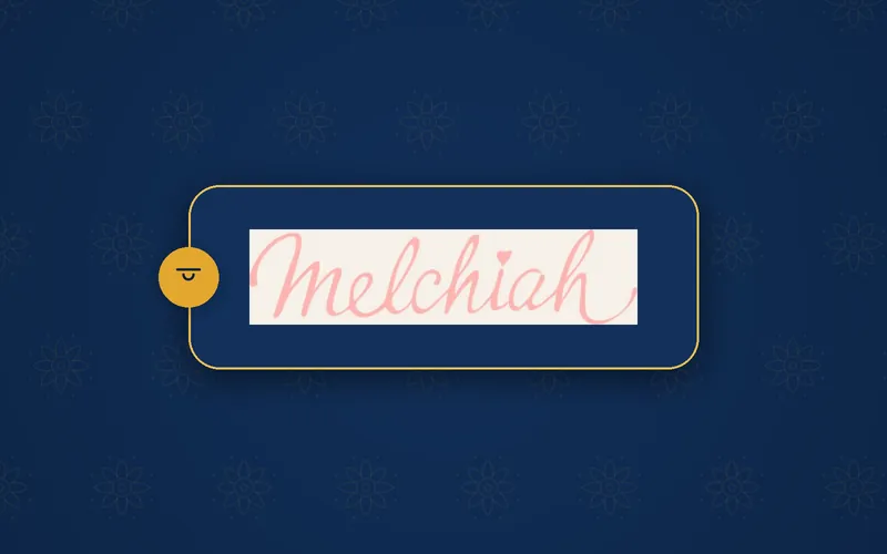 Melchiah - Poetry in Linen logo