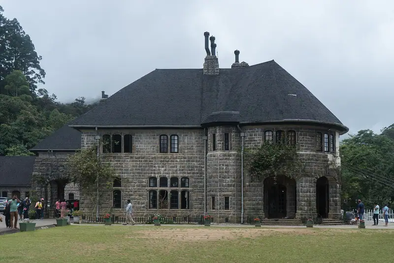 Adisham Bungalow, the stone country house that is now St Benedict's Monastery, Haputale