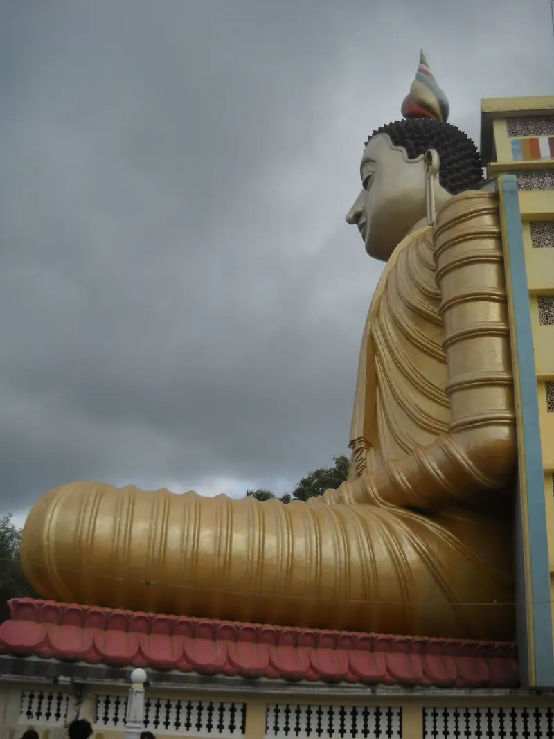 The giant seated Buddha at Wewurukannala Vihara, Dikwella