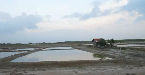 Salt pans on the Kalpitiya peninsula